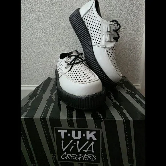 TUK CREEPER PLATFORM LOAFER SHOES (M6/W8) - Picture 2 of 7